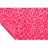 Rotolo carta regalo "Love Heart" interno rosso, altezza 1 metro, lunghezza 25 metri
