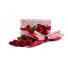 Rotolo carta regalo "Love Heart" interno rosso, altezza 1 metro, lunghezza 25 metri
