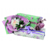 Rotolo carta regalo "Anemone" interno lilla, altezza 1 metro, lunghezza 25 metri