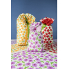 Sacchetto regalo perlato fantasia Daisy giallo fondo bianco, vari formati