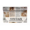 Rotolo carta regalo decofibra Newspaper Flower, altezza 78 cm, lunghezza 9 metri, vari colori
