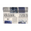 Rotolo carta regalo decofibra Newspaper Flower, altezza 78 cm, lunghezza 9 metri, vari colori