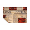 Rotolo carta regalo paper-fibra Newspaper Flower, altezza 75 cm, lunghezza 9 metri, vari colori