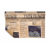 Rotolo carta regalo paper-fibra Newspaper Flower, altezza 75 cm, lunghezza 9 metri, vari colori