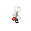 Portachiavi a forma di carte da poker, altezza 10 cm