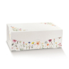 Scatola automontante fantasia Spring Flowers, base rettangolare, cartone da 30 pezzi