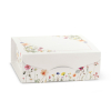 Scatola automontante fantasia Spring Flowers, base quadrata, cartone da 30 pezzi