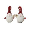Babbo Natale in ceramica e tessuto, modelli assortiti, varie misure