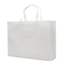 Shopper bianco in tessuto non tessuto, confezione da 10 pezzi