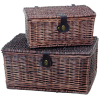 Cesto in salice con coperchio, varie misure