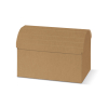 Cofanetto in cartoncino avana, 17.5x11 cm, altezza 11.5 cm