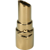 Vaso in ceramica oro a forma di rossetto, altezza 20 cm