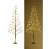 Albero oro su base in metallo con 1680 led, altezza 180 cm