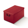 Scatola Tutto a Posto in cartone linea seta bordeaux, vari formati