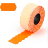 Etichette arancio fluo permanenti per prezzatrice, formato 26x12 mm