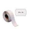 Etichette bianche permanenti per prezzatrice, formato 26x16 mm