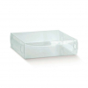 Scatola Clip trasparente, 25x25 cm, confezione da 10 pezzi, varie altezze