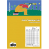 Blocco da 13 pagine IVA corrispettivi 2 copie autoricalcanti, formato 22x29.7 cm