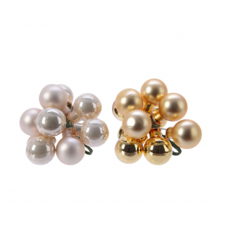 Sfera a grappolo diametro 2 cm, confezione da 10 pezzi assortiti