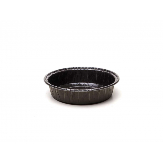Forme cottura in cartoncino marrone scuro "Mini - Cake", diametro 91mm
