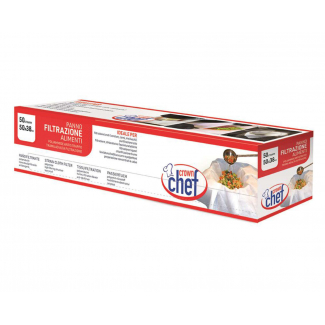 Panno filtrazione professionale TNT bianco in rotolo con 50 strappi 38x50cm