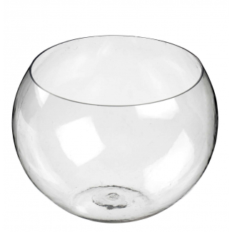 Contenitore fingerfood "sfera" in plastica trasparente