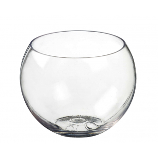Contenitore fingerfood "sfera" in plastica trasparente
