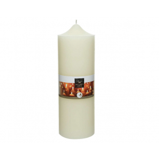 Candela cilindrica avorio, diametro 10 cm, altezza 30 cm