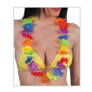 Collana hawaiana multicolor