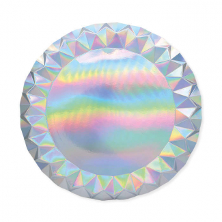 Sottopiatto in cartoncino fantasia "Diamant", diametro 32 cm, confezione da 5 pezzi
