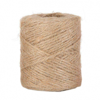 Rotolo cordoncino in juta colorata, matassa da 100 grammi