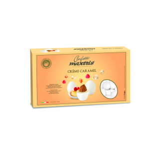 Confetti bianchi "Maxtris" creme caramel, confezione da 1 kg