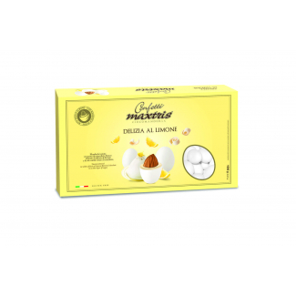 Confetti bianchi "Maxtris" delizia al limone, confezione da 1 kg
