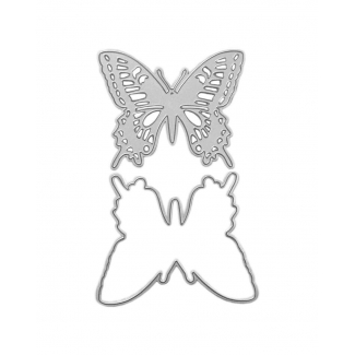 Accessori a forma di farfalla per fustellatrice "La Little", confezione da 2 pezzi