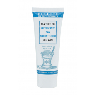 Gel mani igienizzante antibatterico "Tea Tree Oil" con base alcoolica 70%