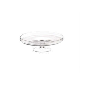 Alzata in vetro altezza 10 cm e diametro 31.5 cm