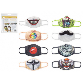 Mascherina lavabile "Orrore e fantasia"