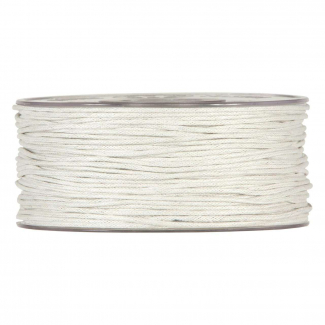 Rotolo cordoncino cotone cerato diametro 2 mm, lunghezza 100 metri
