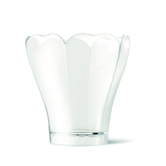 Mini coppetta fingerfood "Lily" in plastica trasparente