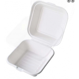 Contenitore polpa di cellulosa biodegradabile e compostabile 1100cc 22x20 h. 9cm. Cm. Confezione da 25 pezzi