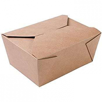 Contenitore box rettangolare in carta kraft antiunto