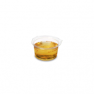 Mini vaschetta barattolo in PET con coperchio serie "Olipack"