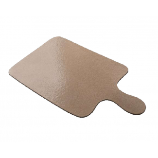 Tagliere rettangolare in cartone avana con manico, 24x30cm, confezione da 50 pezzi
