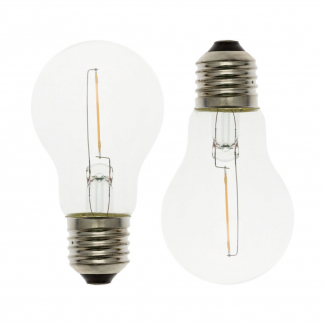 Lampadina ricambio E27 "goccia" 36V led luce calda, diametro 6 cm