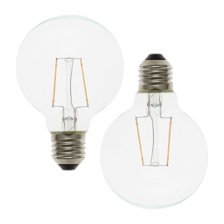 Lampadina ricambio E27 " globo" 36V led luce calda, diametro 8 cm