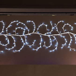 Ramo luci 288 led "Reflex" bianco modellabile, per uso interno ed esterno, lunghezza 3 metri