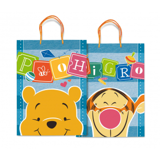Shopper"Winnie the Pooh" con cordoncino, confezione da 25 pezzi
