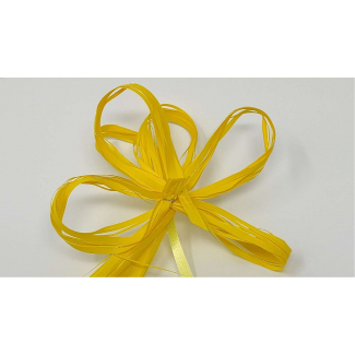 Rafia basic "sveltostrip" giallo limone in confezione da 50 pezzi