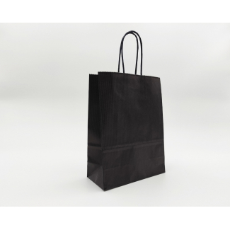 Shopper sealing millerighe blu con maniglia ritorta