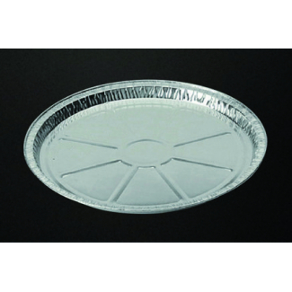 Vaschetta alluminio rotonda, altezza 15mm, confezione da 100 pezzi